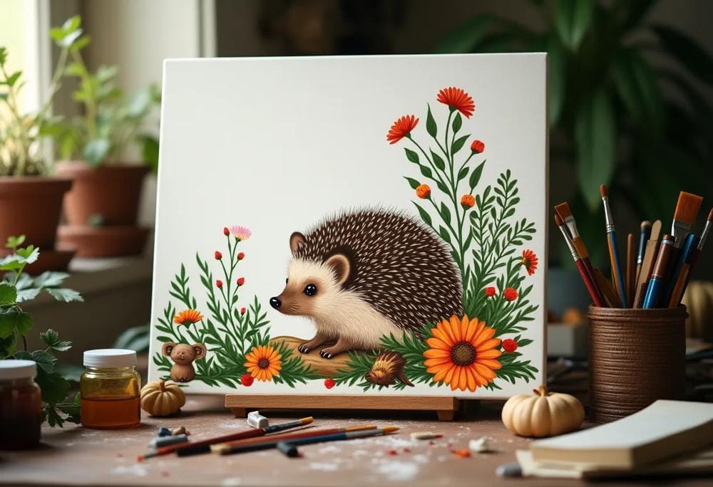Jak namalować jeża: inspirujący przewodnik łączący sztukę i ochronę przyrody